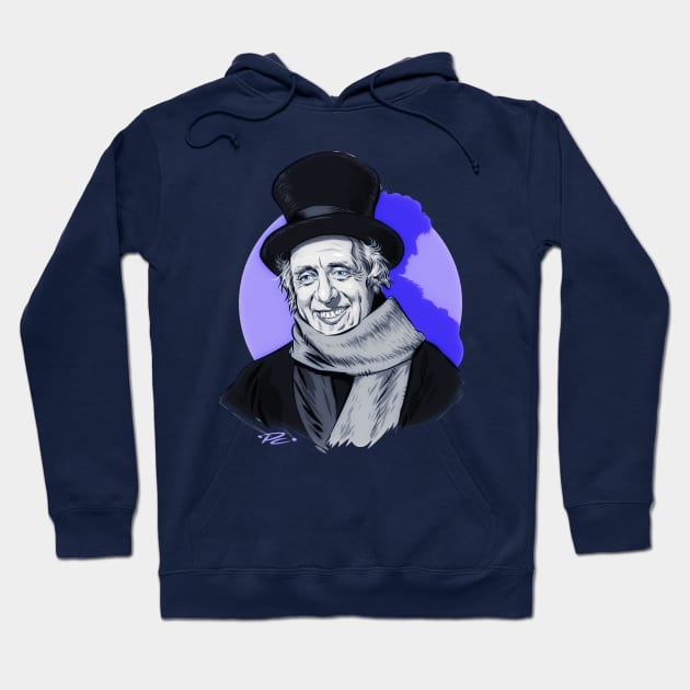 Alistair Sim - An illustration by Paul Cemmick Hoodie by PLAYDIGITAL2020